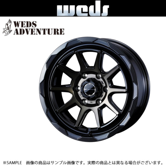 WEDS ウェッズ ADVENTURE MUD VANCE 06  15x6.0 33 6H/139.7  ブラックポリッシュブロンズクリア ホイール 1本 39810 ##179132506 - トラスト企画