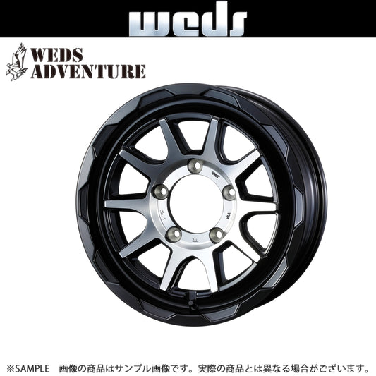 WEDS ウェッズ ADVENTURE MUD VANCE 06  15x6.0 0 5H/139.7  マットブラックポリッシュ ホイール 1本 39813 ##179132509 - トラスト企画