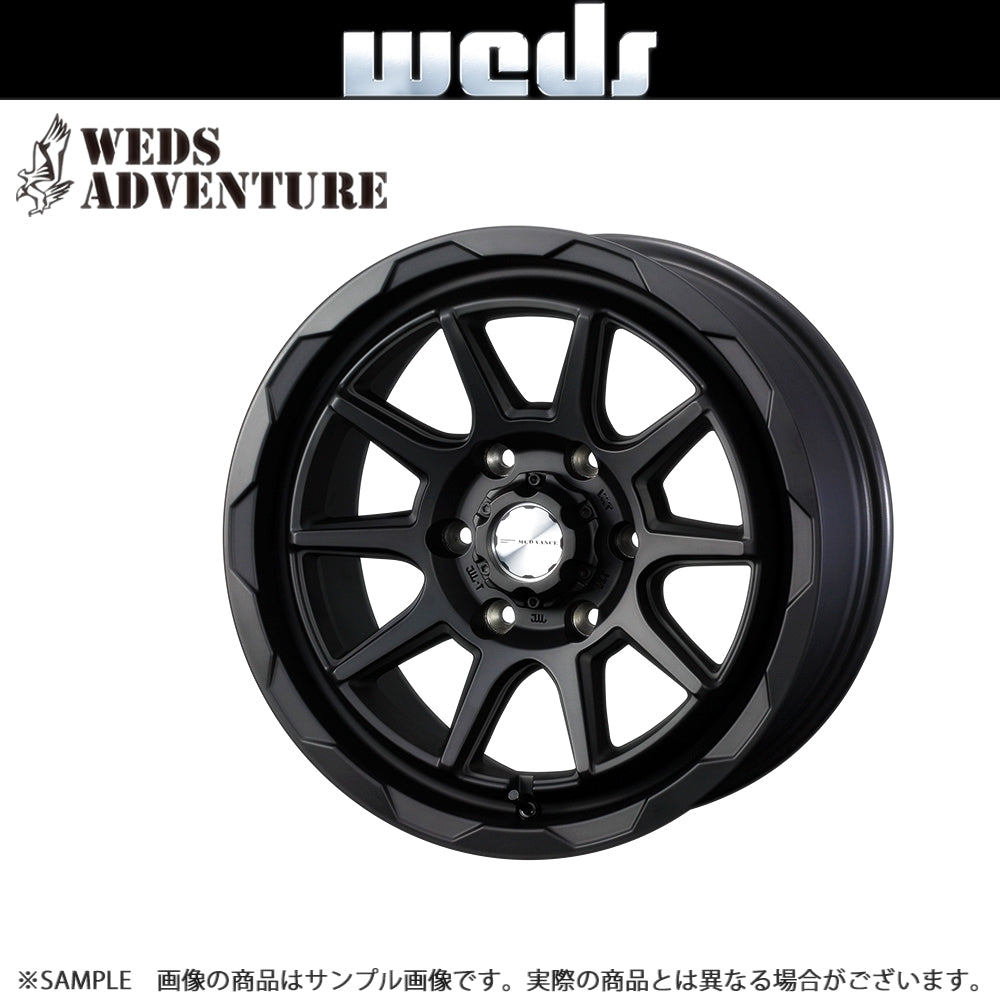 WEDS ウェッズ ADVENTURE MUD VANCE 06  16x6.5 38 6H/139.7  フルマットブラック ホイール アドベンチャー 1本 40206 ##179132532 - トラスト企画