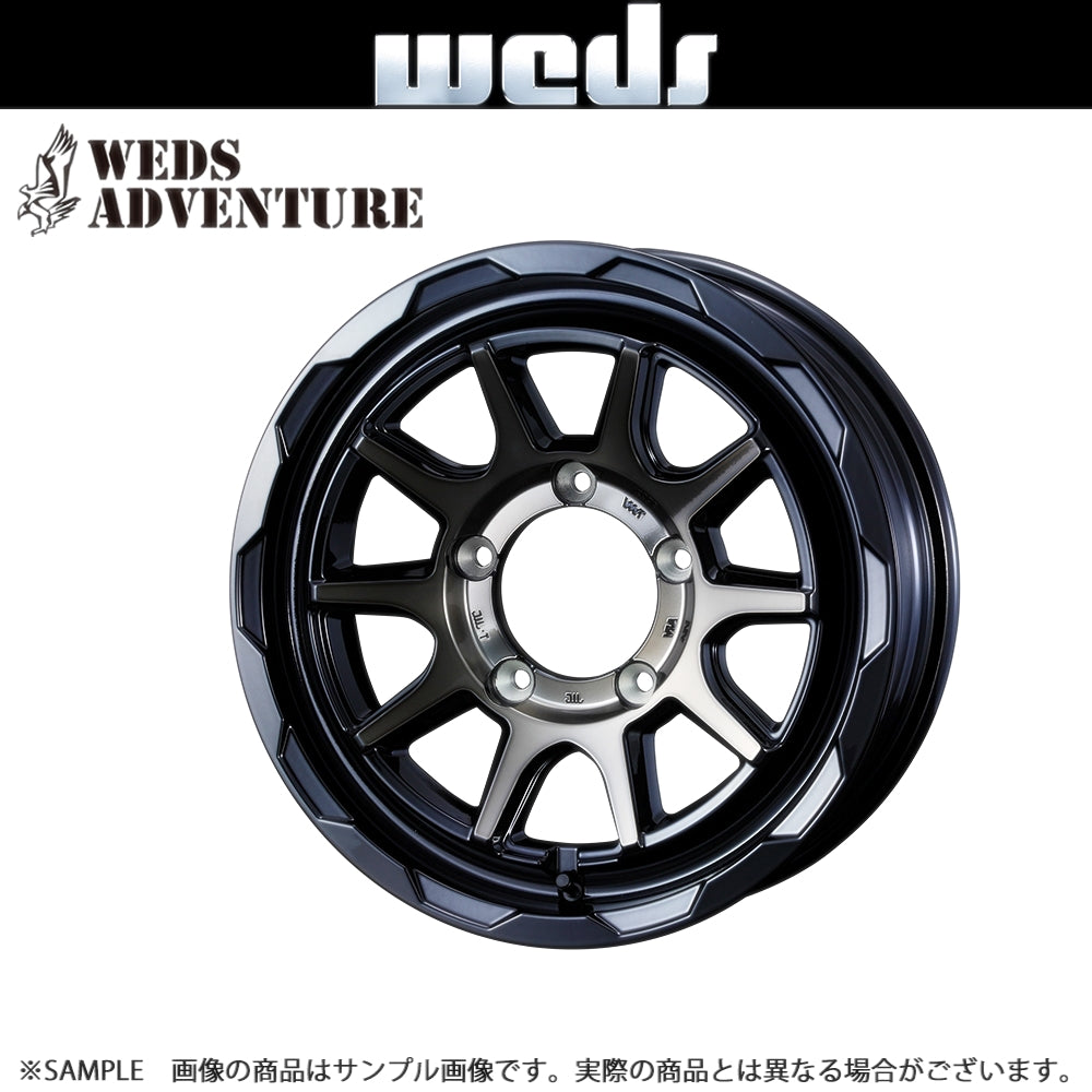 WEDS ウェッズ ADVENTURE MUD VANCE 06  16x6.0 -5 5H/139.7  ブラックポリッシュブロンズクリア ホイール 1本 40227 ##179132535 - トラスト企画