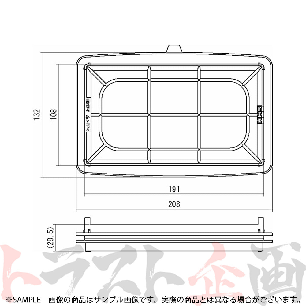 HKS エアクリ スーパー エア フィルター S660 ##213182370