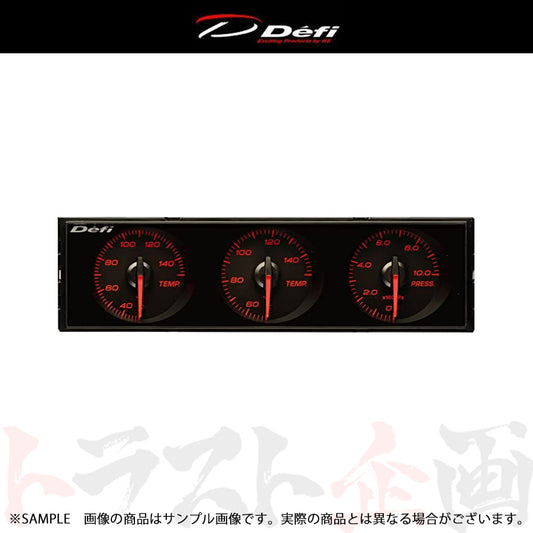 Defi デフィ DIN-Gauge Style21 ディンゲージ スタイル21  指針/赤  文字板/黒  目盛り/赤  照明/赤  DF14404 ##591161146 - トラスト企画