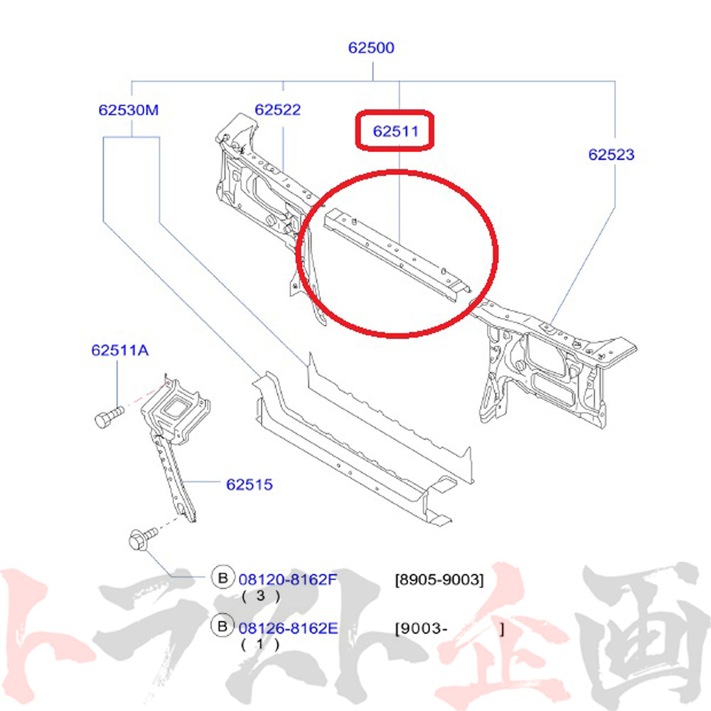 NISMO ヘリテージ ラジエター サポート スカイライン GT-R R32/BNR32 ##660122123 - トラスト企画