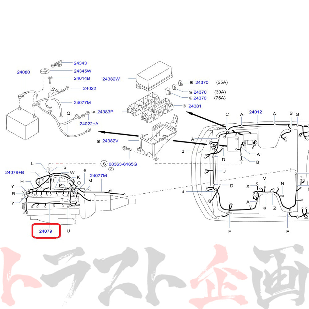 △ NISMO ヘリテージ エンジン ハーネス B スカイライン GT-R R32/BNR32 #660122133 - トラスト企画