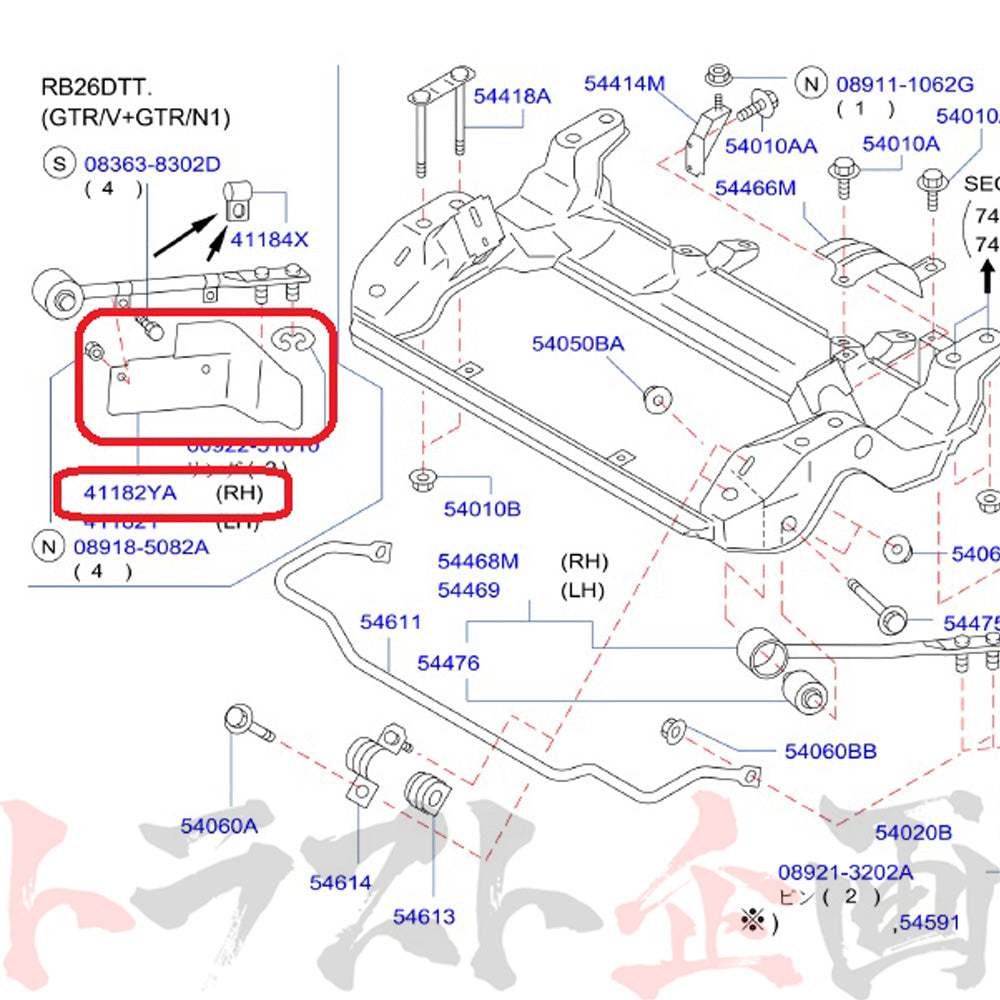 NISMO ヘリテージ ブレーキ エア ガイド 運転席側 スカイライン GT-R R33/BCNR33 ##660152036 - トラスト企画