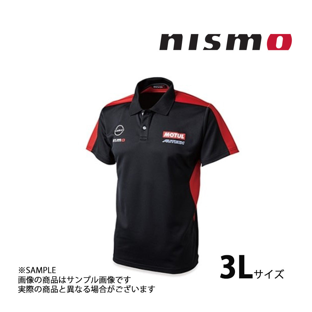 △ NISMO ニスモ #23 COMFIT ポロシャツ ブラック 黒 3L 数量限定    KWA01-60RK9 ##660192524 - トラスト企画