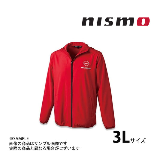 NISMO ニスモ ポケッタブル フーディ ジャケット レッド 赤 3L 数量限定 ##660192612 - トラスト企画