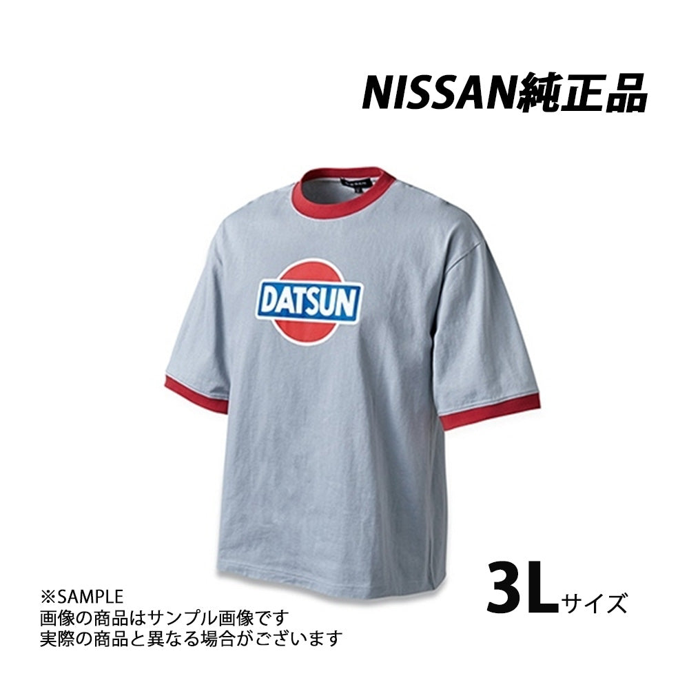 △ 日産 純正 ビッグシルエット Tシャツ DATSUN グレー 3L ##663191859 - トラスト企画