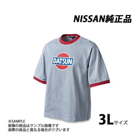 △ 日産 純正 ビッグシルエット Tシャツ DATSUN グレー 3L ##663191859 - トラスト企画