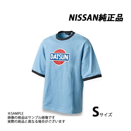 △ 日産 純正 ビッグシルエット Tシャツ DATSUN ブルー 青 S ##663191860 - トラスト企画