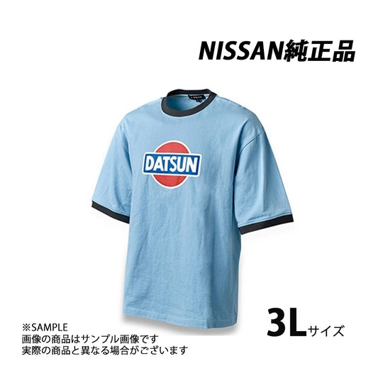 △ 日産 純正 ビッグシルエット Tシャツ DATSUN ブルー 青 3L ##663191864 - トラスト企画