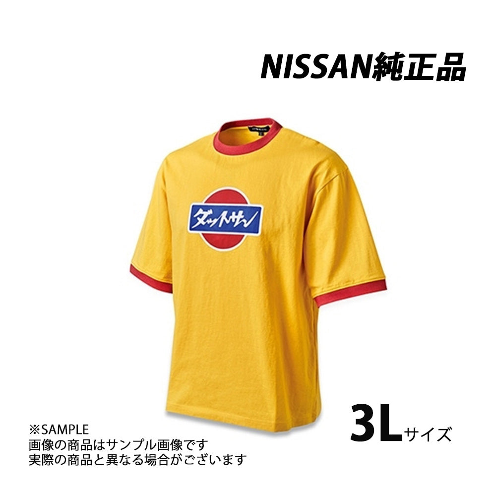 △ 日産 純正 ビッグシルエット Tシャツ ダットサン イエロー 黄 3L ##663191869 - トラスト企画
