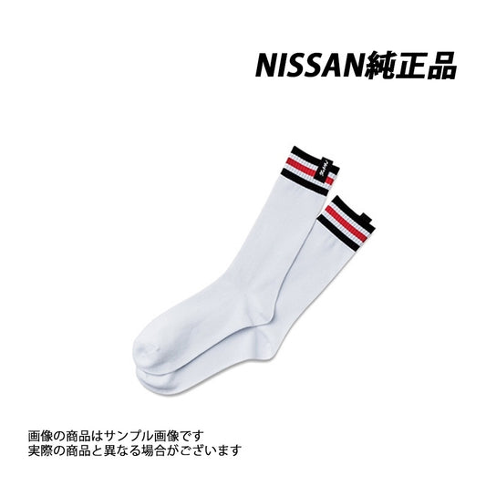 △ 日産 純正 ダットサン ソックス ホワイト 白 数量限定 ##663191880 - トラスト企画