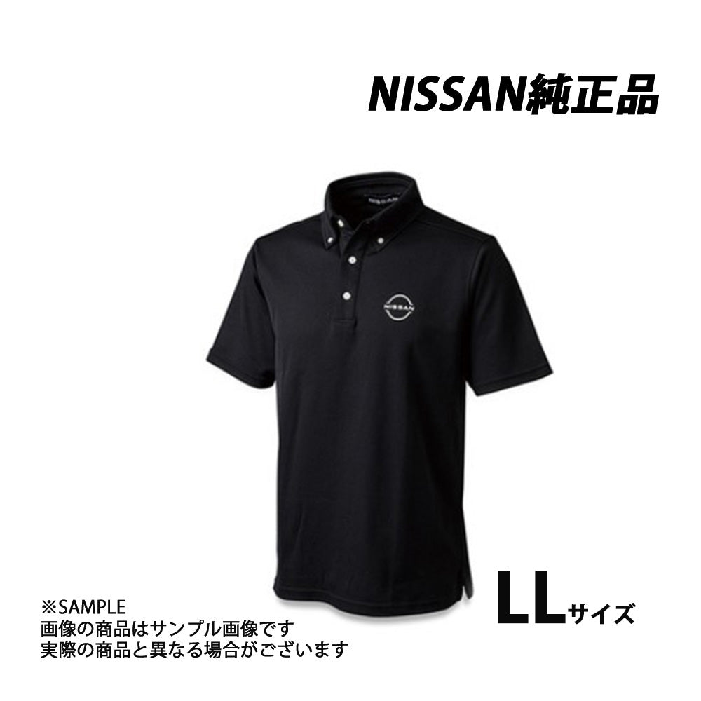 △ 日産 純正 ボタン ダウン ポロシャツ LL ##663191903 - トラスト企画