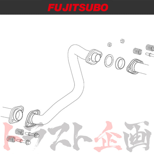 FUJITSUBO フロント パイプ φ45.0 アルトワークス/ターボ HA36S ##759141049 - トラスト企画