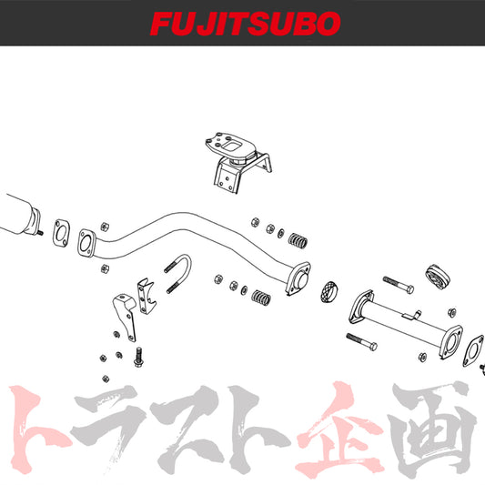FUJITSUBO フロント パイプ 50.8φ カプチーノ EA11R/EA21R ##759141052 - トラスト企画
