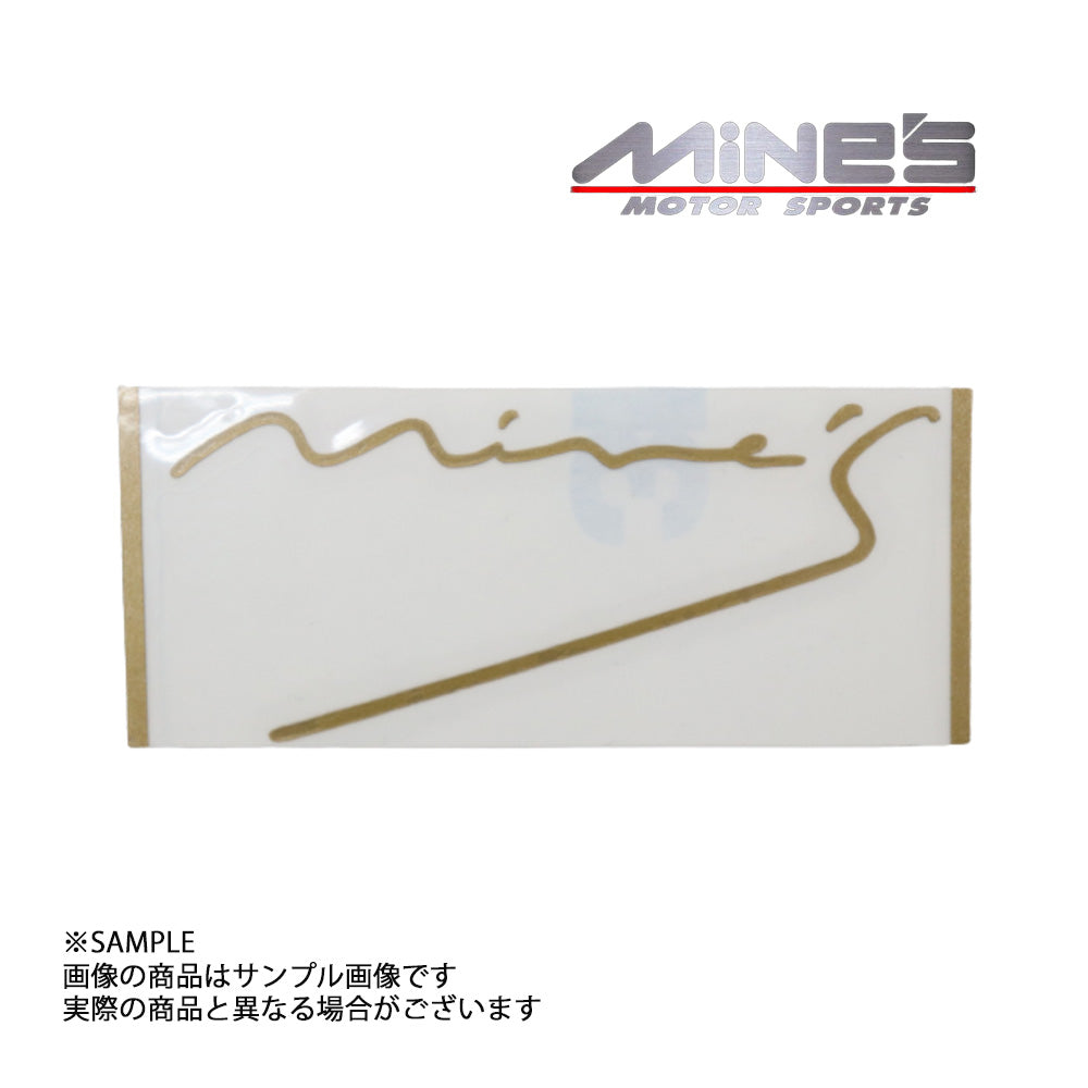 ◆ MINE'S マインズ ステッカー Ｄタイプ 中 ゴールド   ##875191021 - トラスト企画