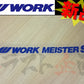 ◆ WORK ワーク リム ステッカー 青 マイスター S1 #979191040 - トラスト企画