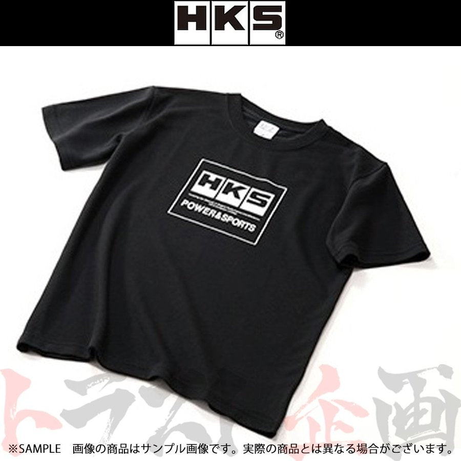HKS Tシャツ 黒 T-SHIRT POWER & SPORTS BLACK