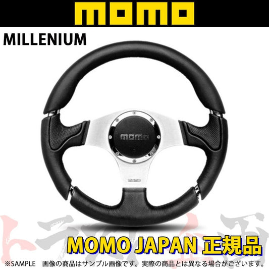 MOMO モモ ステアリング ミレニアム 348mm ブラックレザー ##872111040