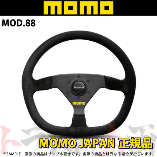 MOMO モモ ステアリング モデル88 350mm ブラックスエード ##872111048