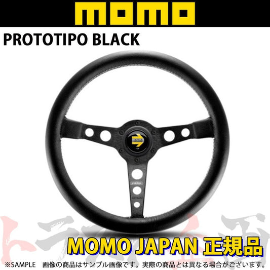 MOMO モモ ステアリング プロトタイプ ブラックスポーク 347mm ##872111050