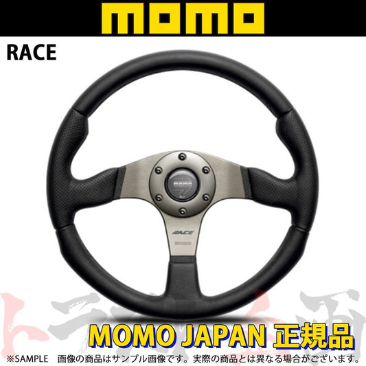 MOMO モモ ステアリング RACE 350mm ブラックレザー ##872111053